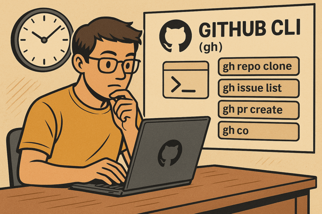 3分学習！エンジニア向け GitHub CLI (gh) 完全ガイド：実務で使えるコマンド集 | Peaky AI LAB
